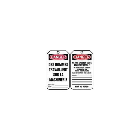 Accuform RP-Plastic, 8 in Width, 0.075 in Height, , 25 PK TCF003CTP